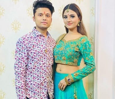 Ashna Kishore with her brother Abhishek Kishore