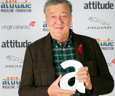 Elliott Spencers husband Stephen Fry winning several awards under his name