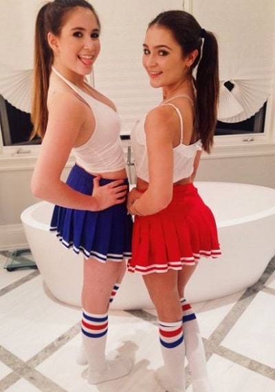 Sophi Knight was a cheerleader in highschool