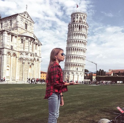 Zhenya Kotova visited to Pisa